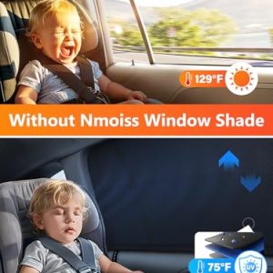 Upgraded Car Window Shades for Baby – Ice Crystal Cooling (2-Pk)