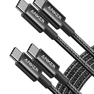Anker USB C to USB C Cable (6FT, 2-Pack) - 60W Fast Charge