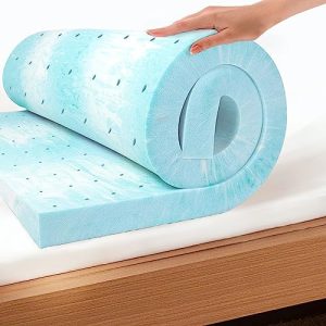 EGO Queen 2-Inch Gel Memory Foam Mattress Topper