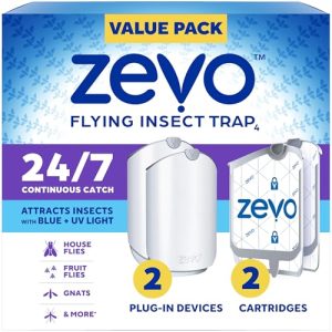 Zevo Flying Insect Traps Kit - 2 Devices & 2 Refills
