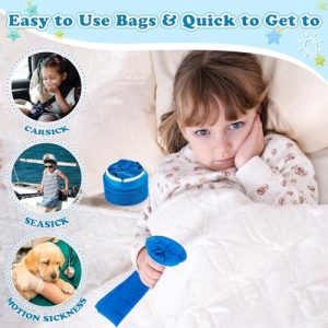 Valchoose Kids Puke Bags – 25 Pack, 800ml, No Leak