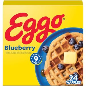 Eggo Blueberry Waffles Family Pack – 24ct Frozen Breakfast