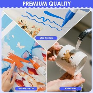 80 Dual Tip Acrylic Paint Markers – Art & Craft Supplies