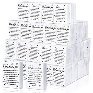 Sinmoe 120 Bulk Funeral Tissues - Memorial Keepsakes