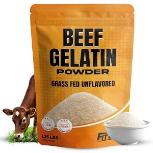 Premium Beef Gelatin Powder - Grass-Fed, Unflavored 1.25 Lbs