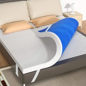 WAVV Twin XL 3" Gel Memory Foam Egg Crate Topper