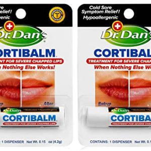 Dr. Dan’s Cortibalm 2-Pack for Severely Chapped Lips