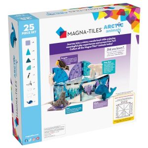 MAGNA-TILES Arctic Animals 25-Piece Magnetic Set