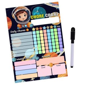 Lulet Magical Astronaut Chore & Reward Chart for Kids