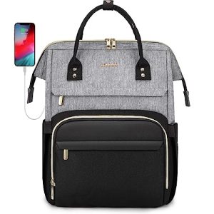 Stylish Laptop Backpack for Women - USB Port