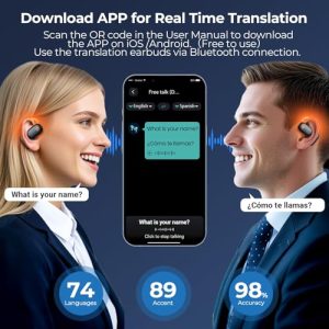 AI Translation Earbuds: 164 Languages, 80H Playtime