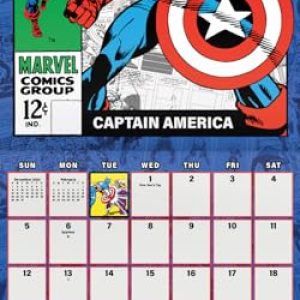 2025 Marvel Comics Wall Calendar: Superhero Art Planner