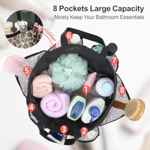 F-color Mesh Shower Caddy: Portable Dorm Organizer & Tote