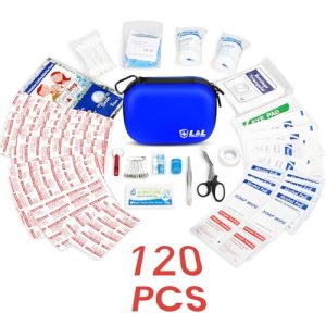 Compact 120-Pc Waterproof First Aid Kit | Travel & Emergency