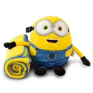 Minions Kids Travel Pillow & Blanket Set – Armrest Buddy