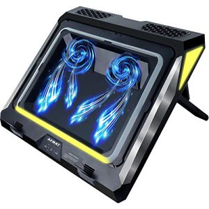 AFMAT Gaming Laptop Cooling Pad with Turbo-Fans & RGB