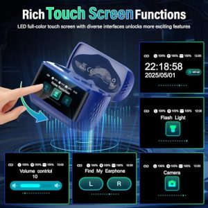 ZYHKON Wireless Earbuds: Bluetooth 5.4, ANC, 48H Playtime