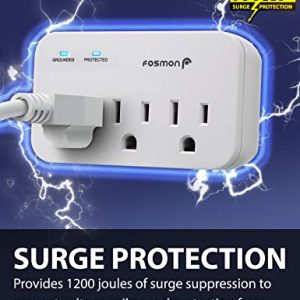 Fosmon Refrigerator Surge Protector 2-Pack – 1200J