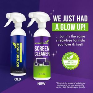 Screen Mom Screen Cleaner Kit: TV, Laptop, Phone & Car