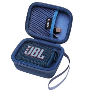 LTGEM Case for JBL Go 4/3/3 Eco Speaker - Blue