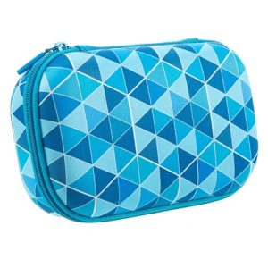 ZIPIT Blue Pencil Box: Large Capacity School Organizer