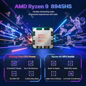 17.3″ Gaming Laptop: AI 9, 32GB RAM, 1TB SSD, VR Ready