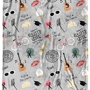 Schitt's Creek Plush Throw Blanket – Soft & Comfy 50x70