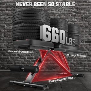 FLYBIRD Adjustable Utility Weight Bench – Full Body Workout