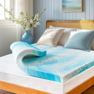 Marsail Queen 3-Inch Gel Memory Foam Mattress Topper