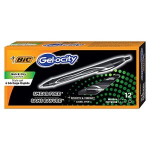 BIC Gel-ocity Quick Dry Gel Pens - Black Ink (18-Pack)