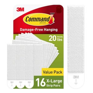 Command XL Heavyweight Picture Hanging Strips (16 Pairs)