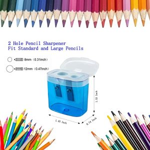 Gutyble 48 Pack Manual Pencil Sharpeners with Lid