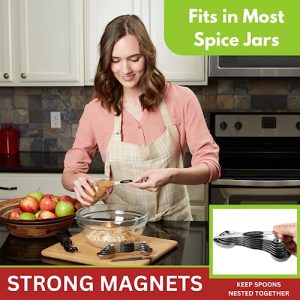 Magnetic Measuring Spoons Set – Stainless Steel Baking Gadget