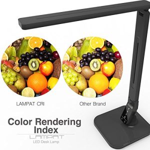 Lampat Dimmable LED Desk Lamp – 4 Modes, USB Port