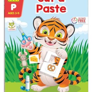 School Zone Cut & Paste Workbook - Ages 3-5 Learning