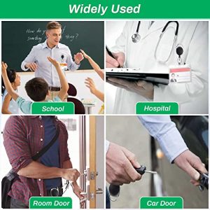 30-Pack Retractable ID Badge Holders & Lanyards