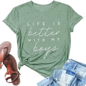 Trendy "Mama" T-Shirt for Women - Boy Mom Summer Fashion