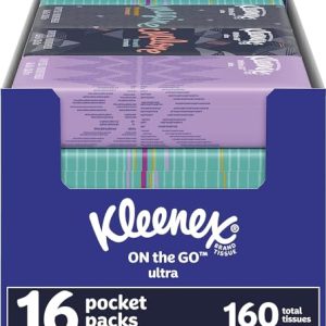 Kleenex 16 Pocket Packs - 10 Tissues Each