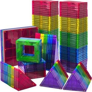 113pcs Magnetic Tiles Building Blocks: Advanced STEM Set