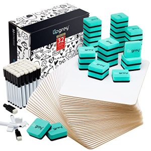 32 Pack Dry Erase Lapboards - Classroom Mini Whiteboards