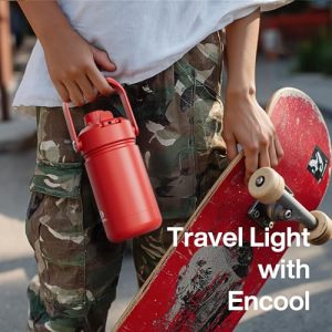 Kids 12oz Insulated Water Bottle – Leak-Proof Stainless Steel