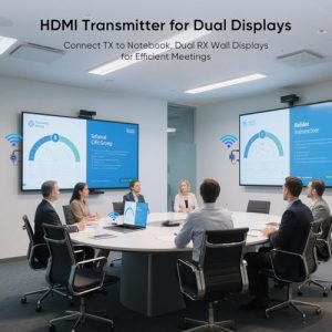 LZLOO 4K Wireless HDMI Transmitter & Receiver 1TX 2RX