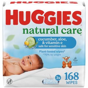 Huggies Natural Care Baby Wipes – Cucumber Aloe Scent