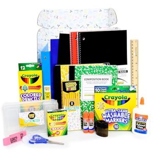 20-Pc Back to School Supplies Kit for K-8 Students