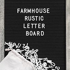 12x17 Rustic Wood Felt Letter Board - Farmhouse Decor