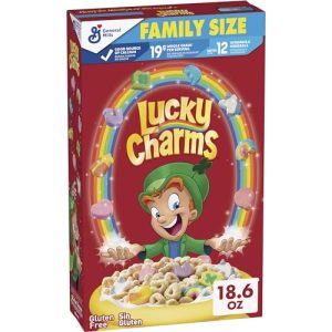 Lucky Charms Gluten Free Cereal - Jumbo Rainbows, 18.6 oz