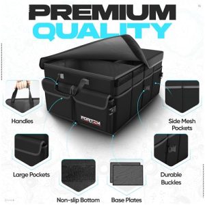 FORTEM 65L Collapsible Car Trunk Organizer (Soft Cover)