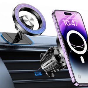 Kaistyle MagSafe Car Mount – 20 Strong Magnets 360° Rotate