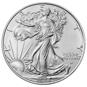 2024 American Silver Eagle 1oz Bullion Coin + COA