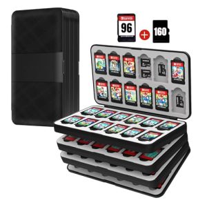 96-Slot Nintendo Switch Game & Micro SD Storage Case